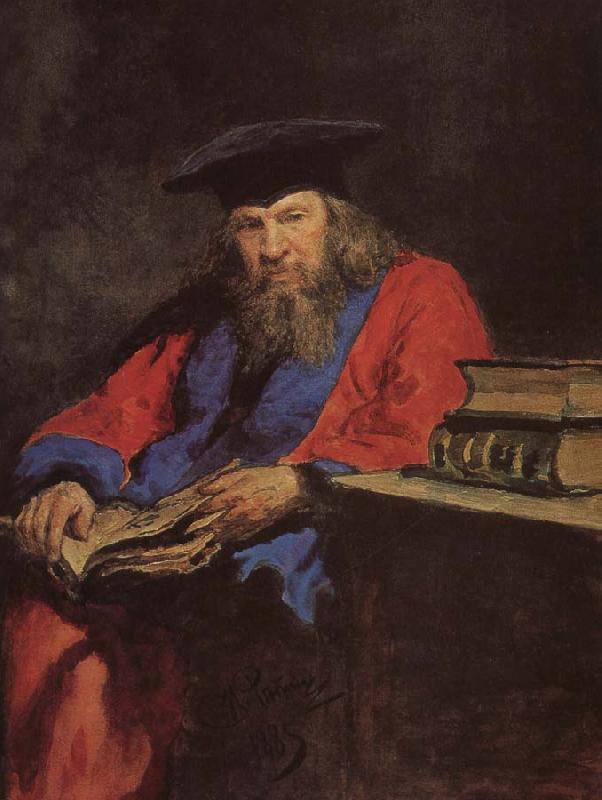 Ilia Efimovich Repin Mendeleev portrait